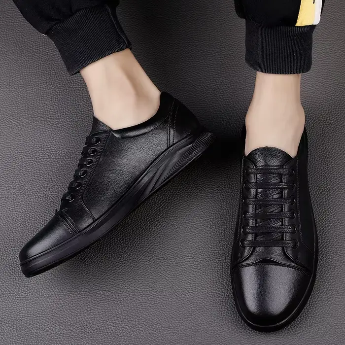 Chaussures en cuir véritable pour hommes