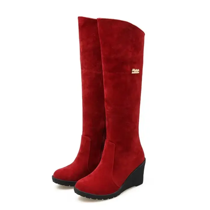 Nouvelles Bottes d'Hiver 2026 pour Femme en Cuir Flock Style Moto Haute Cheville Occasions Spéciales