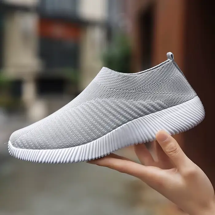 Baskets Légères et Confortables à Enfiler pour Femme, Chaussures Souples, Mocassins Paresseux, de Ma