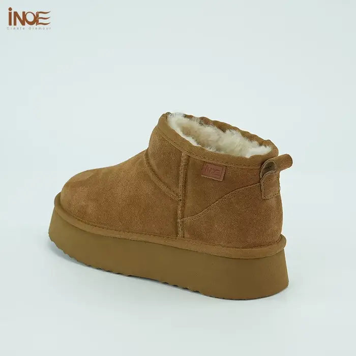 INOE Bottes de neige d'hiver pour femme