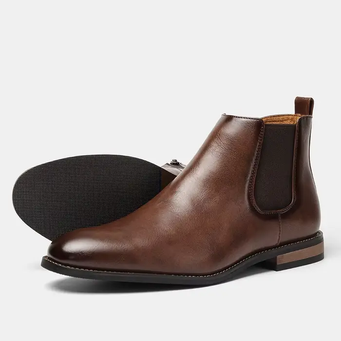 Bottes en cuir pour hommes