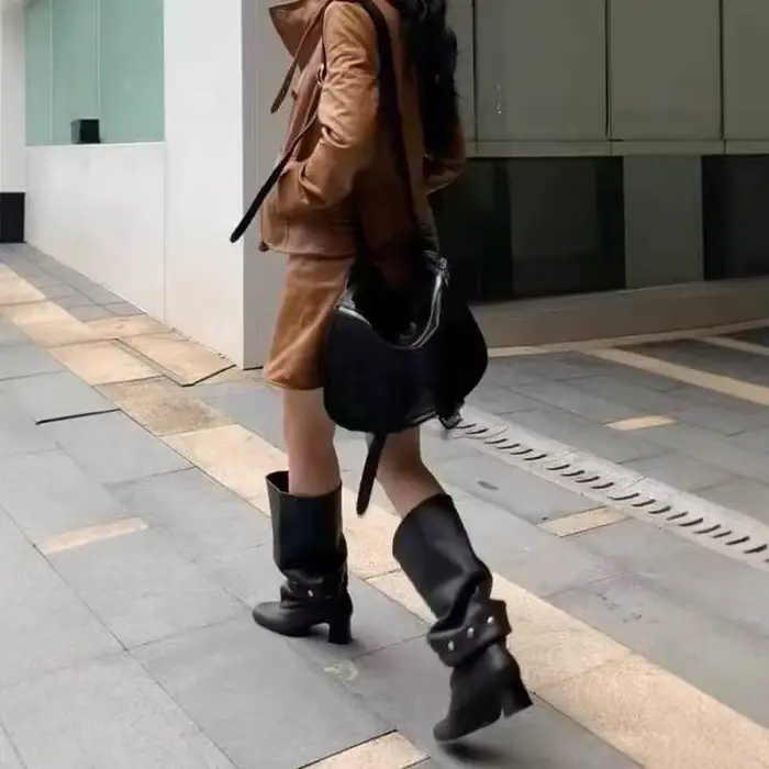 Bottes longues à rivets - Nouveau style 2026