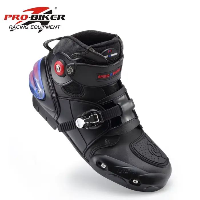 Pro Biker-Bottines en cuir Motobotinki pour hommes
