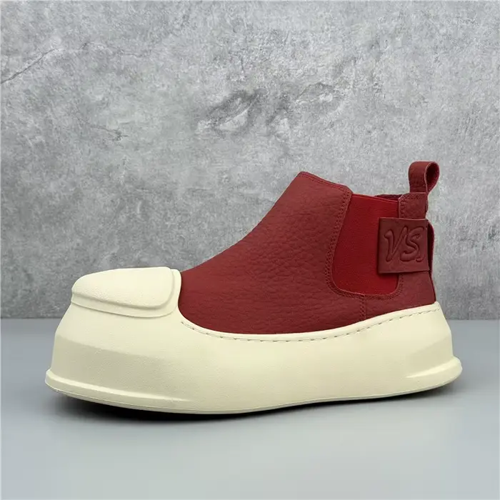 Bottes décontractées confortables pour homme hautes résistantes à l'eau bottes de cheville semelle en caoutchouc pour printemps automne occlusions spéciales