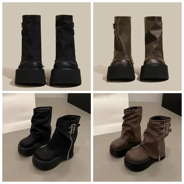 Nouvelles bottes de motard pour femmes
