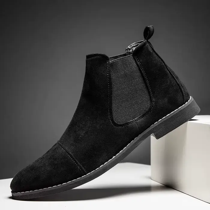Bottines Chelsea jaunes pour hommes