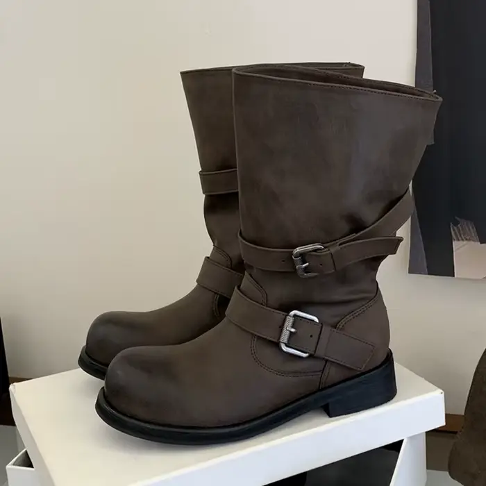 Eilyken – bottines à bout rond pour femmes