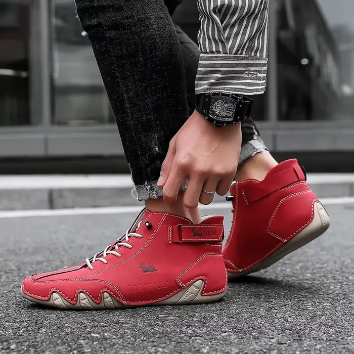 Bottes de luxe pour hommes ajustement parfait confortable et élégantes pour travail et sécurité automne printemps