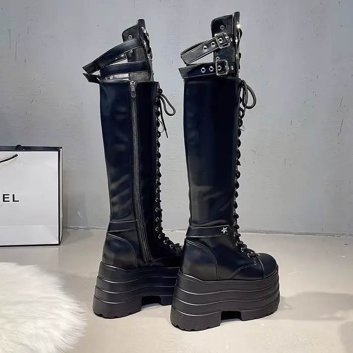 Bottes hautes à talons Super hauts