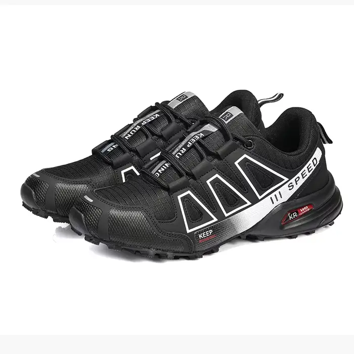 Nouvelles bottes pour hommes de randonnée en plein air confortables et respirantes, chaussures de sport décontractées pour homme, printemps automne, pointure 39-47, cuir artificiel, maille aérée, caoutchouc, EVA, sangles à boucles