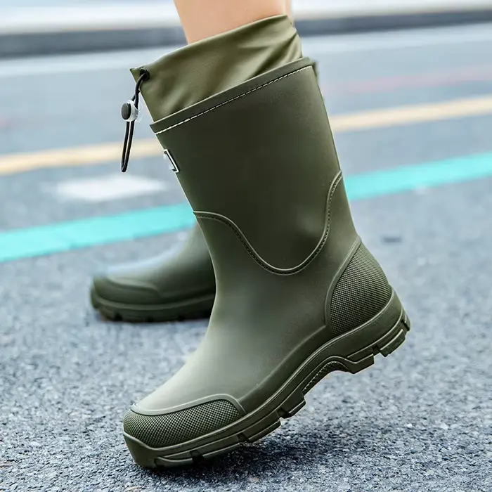 Bottes de pluie antidérapantes pour hommes