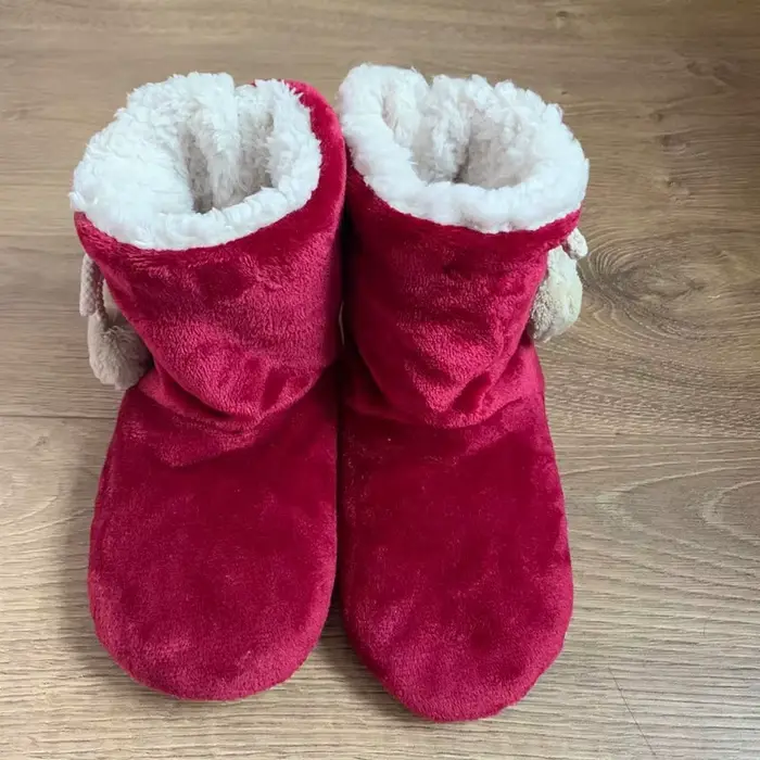 Bottes de neige courtes en peluche décontractées pour femmes, bottes de rinçage chaudes, chaussures 