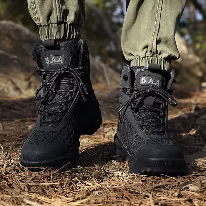 Nouvelles bottes de travail en cuir de haute qualité pour hommes