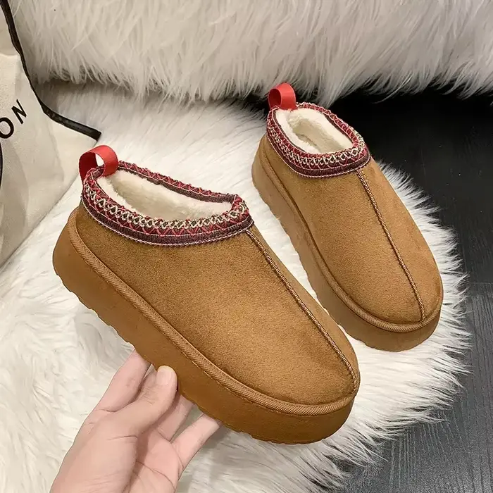 Bottes de neige en cachemire pour femme