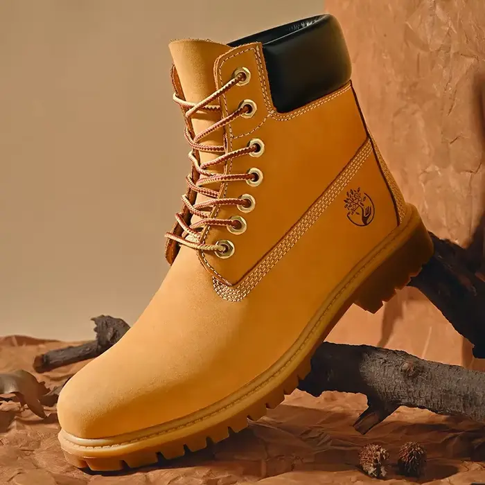 Bottes hommes bottes hautes hommes chaussures en cuir hiver mode peluche chaussures chaudes baskets 