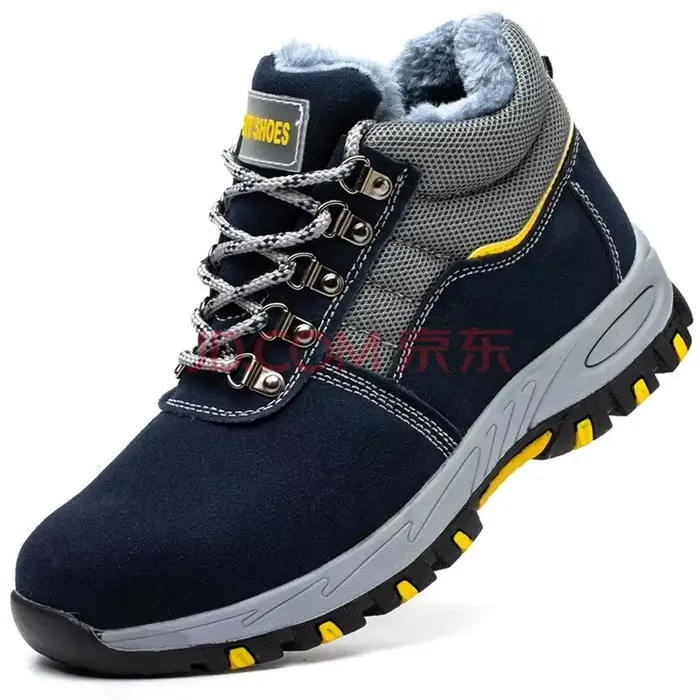 Bottes d'hiver de haute qualité pour hommes, bottes de sécurité avec embout en acier, chaussures de 