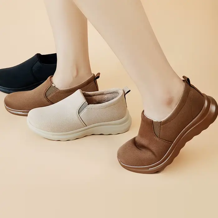 Bottines de neige à plateforme pour femme