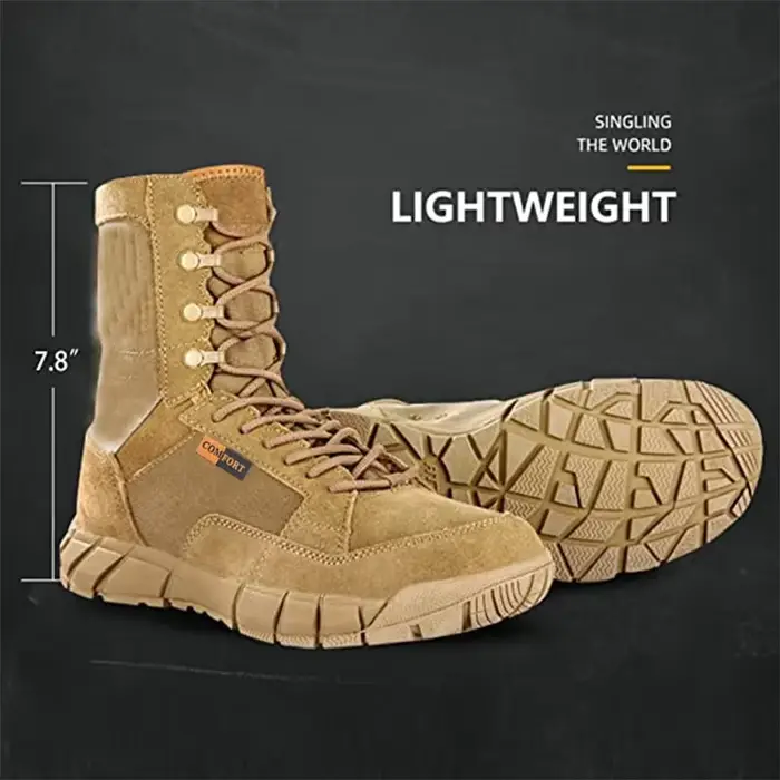 Bottes tactiques légères pour hommes