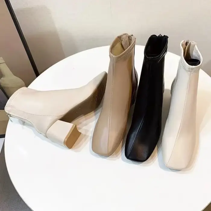 Bottes femme tendance printemps automne nouvelles femmes