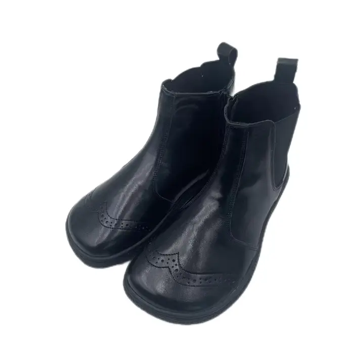 Tipsietoes StephanBarefoot-Bottes en cuir véritable pour femme, avec doublure en cuir à l'intérieur,