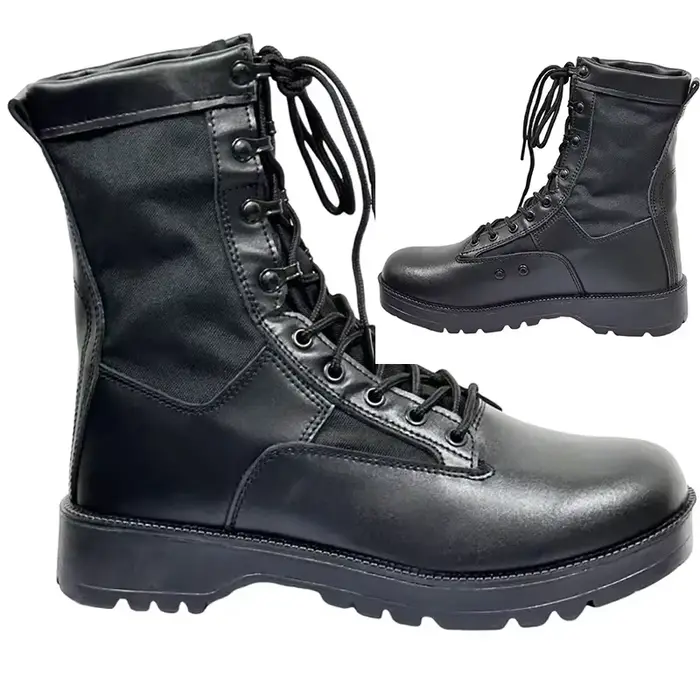 Bottines de Combat tactiques en cuir pour hommes, nouvelle marque, bottes de randonnée en plein air 