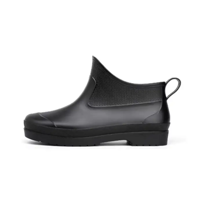 Bottes de pluie en caoutchouc unisexe, bottines coordonnantes imperméables, bottes de travail unisex