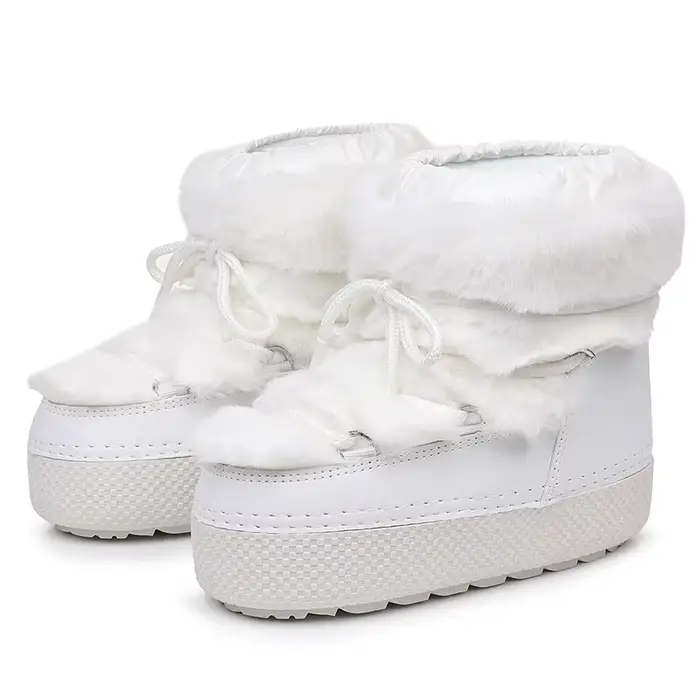 2025 hiver bottines pour femmes plate-forme antidérapante imperméable bottes de Ski de luxe moelleux