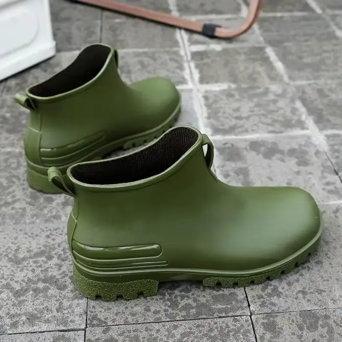 Bottes de pluie polyvalentes à la mode pour hommes et femmes, chaussures imperméables et antidérapan