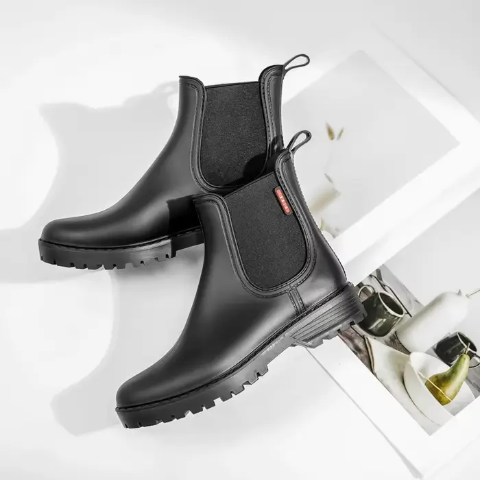 Bottes de pluie courtes antidérapantes pour femmes