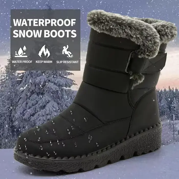 Bottes imperméables pour femmes décontracté hiver