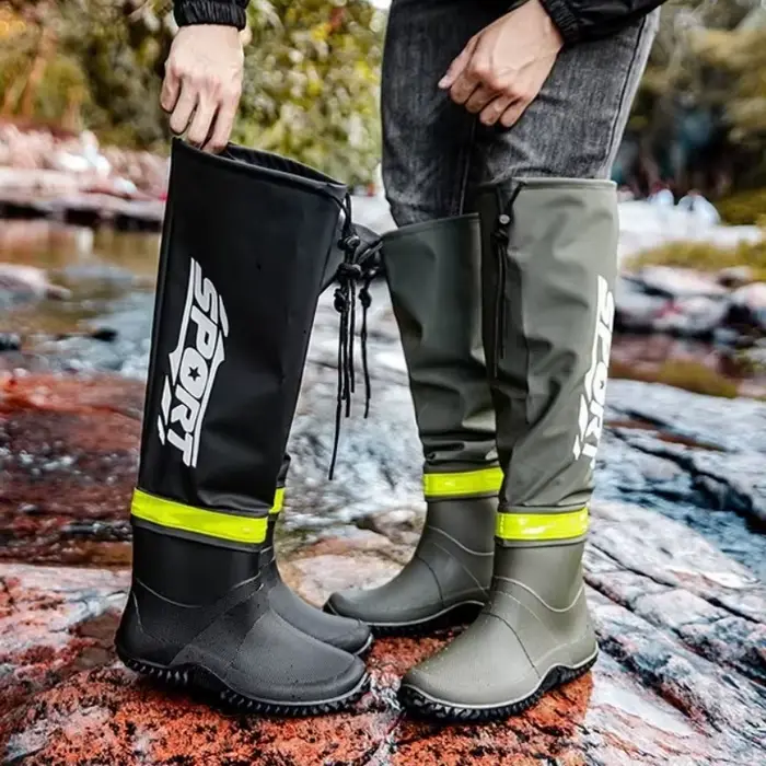 Bottes de pluie montantes tendance pour homme