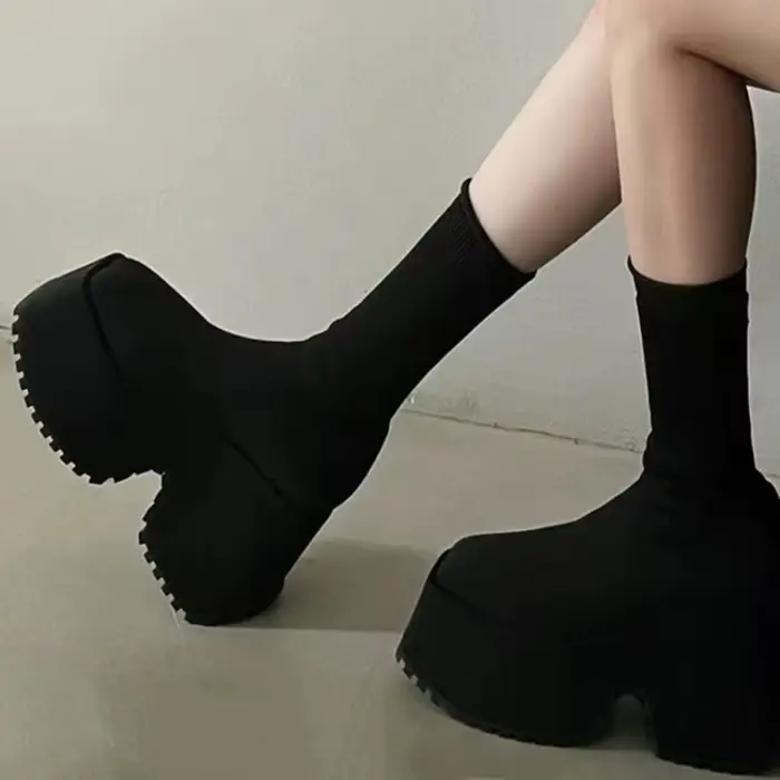 Bottes Chelsea à talons très hauts pour femmes