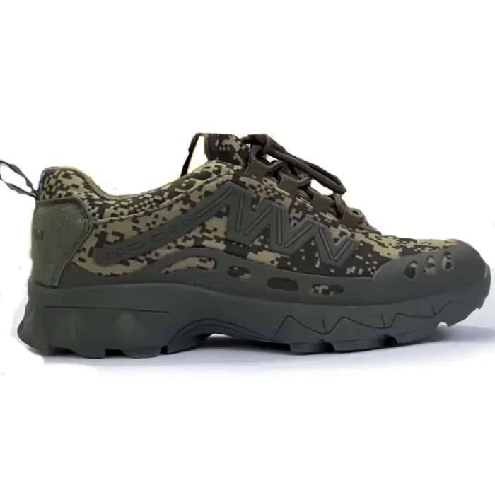 Botte militaire coupe basse pour hommes, chaussures de Combat à lacets, de randonnée en plein air, a