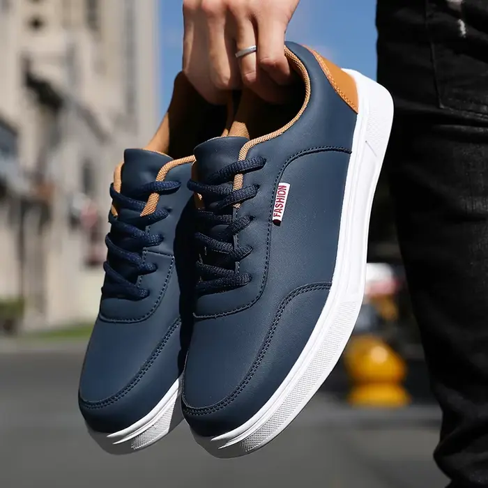 Chaussures décontractées imperméables pour hommes YRZL - Tailles disponibles pour printemps et automne - Confort et durabilité garanties - Idéales pour la randonnée et les journées décontractées