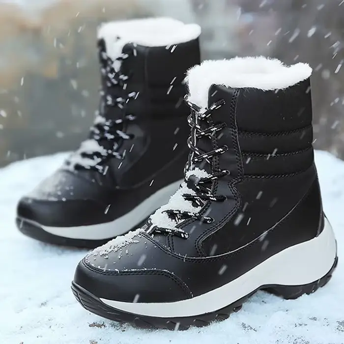 Ankel bottes pour femmes hiver extérieur chaud