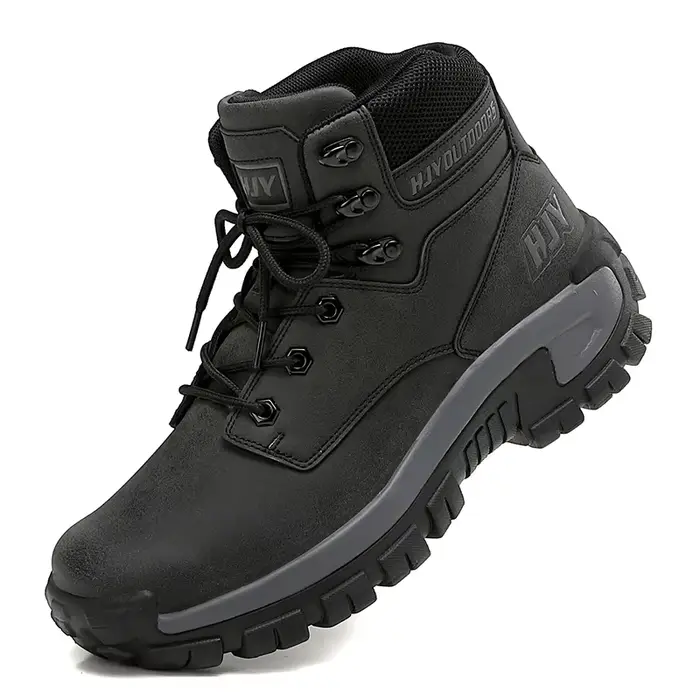 Bottes montantes en cuir pour hommes, bottes de Combat respirantes dans le désert, bottes de randonn