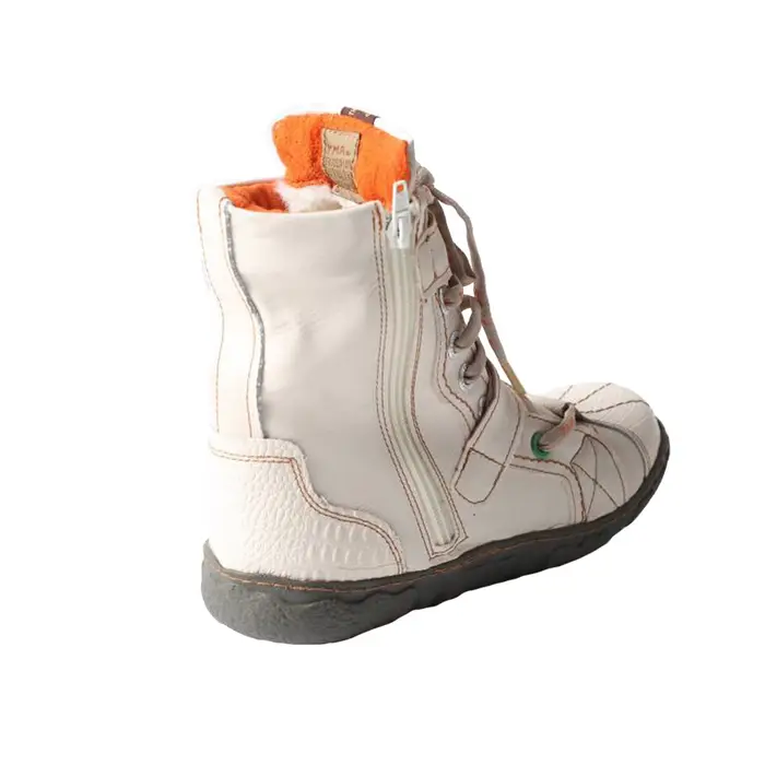 TMA EYES – bottes en cuir PU lavé à Double sangle avec doublure en fausse fourrure pour femme