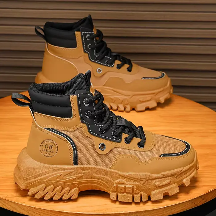 Bottes en cuir pour hommes