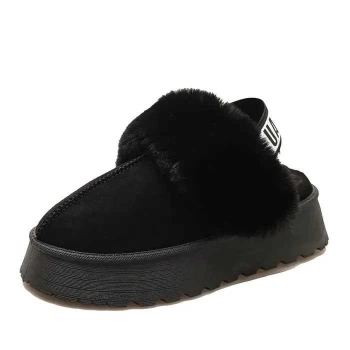 Bottes de neige d'hiver pour femmes, doublées de fourrure avec polaire épaisse et coton chaud, nouve