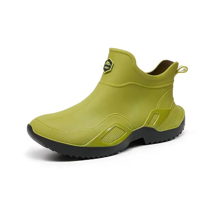 Amoureux chaussures de pluie Tube court chaussures imperméables pour hommes femmes bottes de pluie a