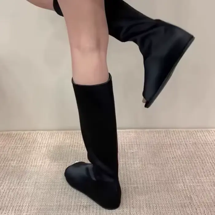 Nouvelles bottes stretch tendance printemps-automne