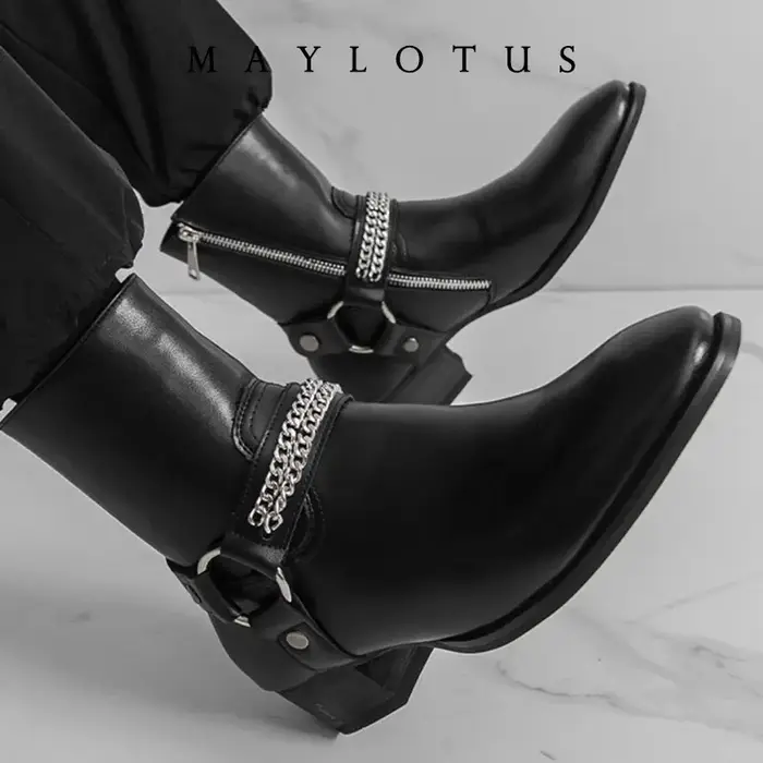Bottes Chelsea classiques rétro pour hommes bottes à la cheville en microfibre style britannique pour hommes chaussures décontractées pour affaires et sorties WEEK-END
