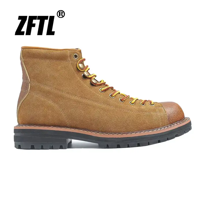 ZFTL hommes bottes homme bottines décontracté à lacets bottes mâle à la main couture outillage botte