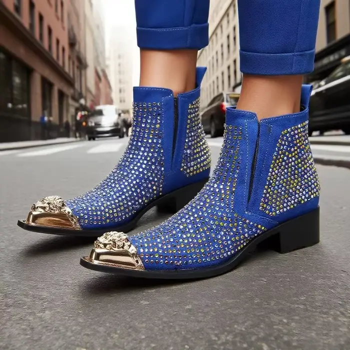 Bottes en daim pour hommes