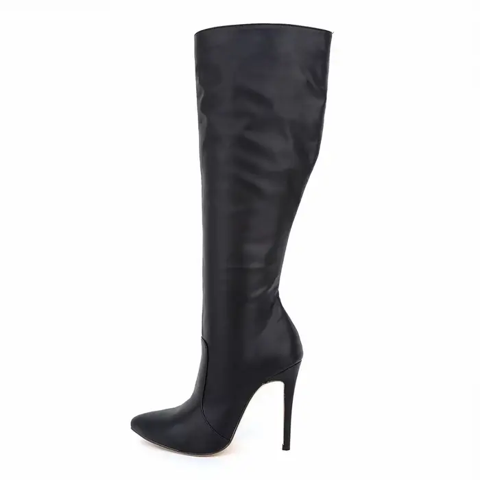 Nouvelles bottes pour femmes 2026, bottes d'hiver sexy longues au-dessus du genou, en cuir, bout poi