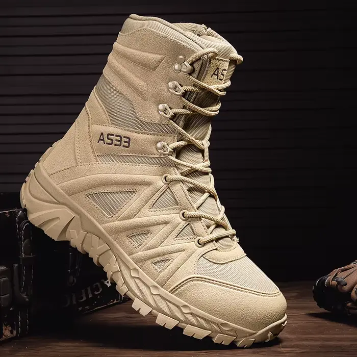 Bottes d'extérieur montantes pour hommes, nouveau Style d'escalade de montagne, bottes tactiques tou