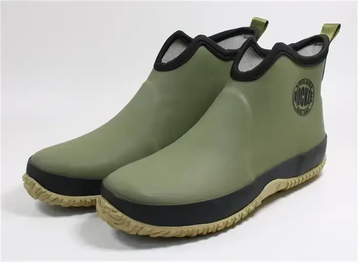 Hommes bottes de pluie mode chaussures en caoutchouc pour homme plate-forme bottes de pluie 2025 aut